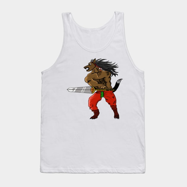 Wolf Warrior Tank Top by Joker & Angel